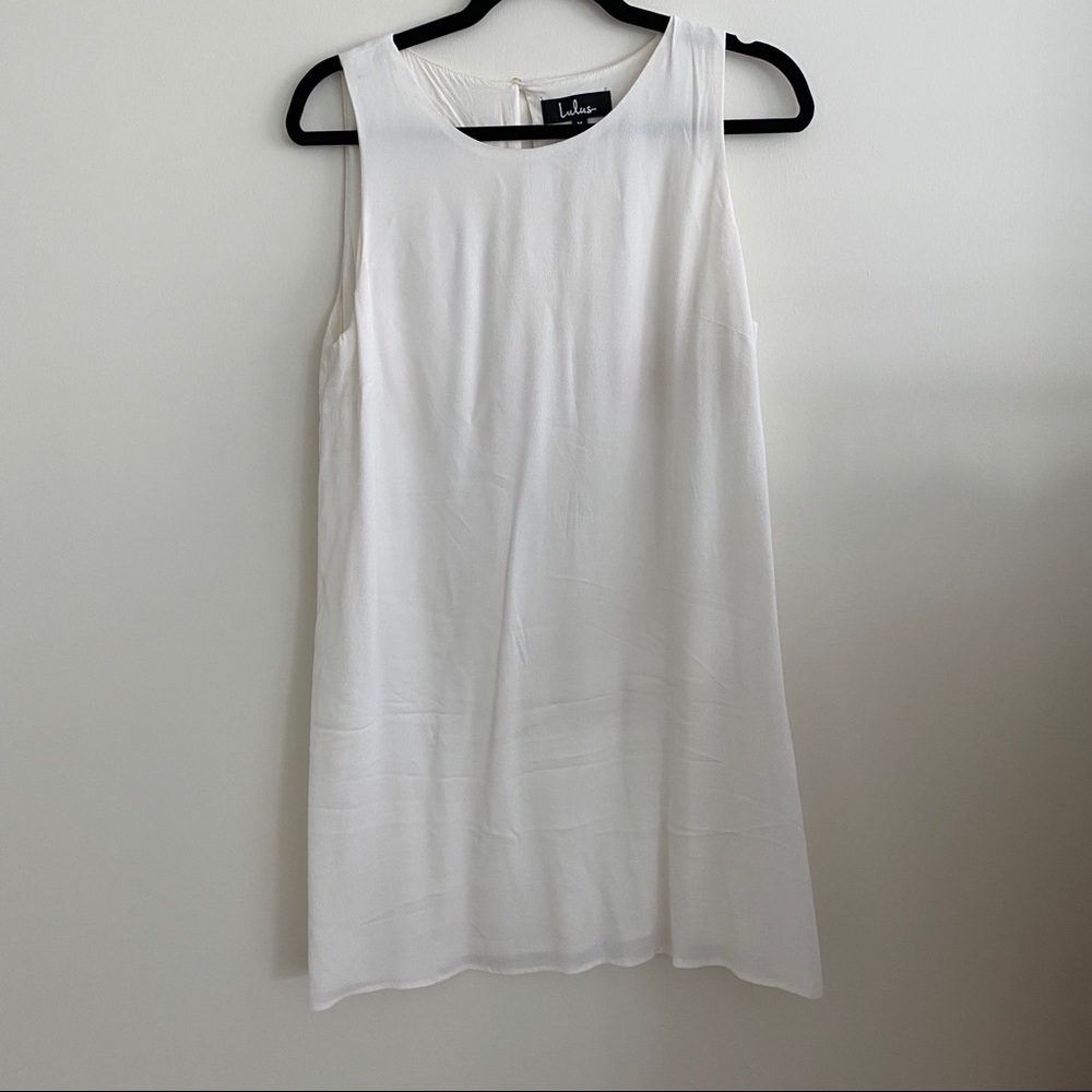 White Shift Dress